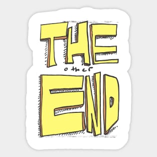 The end Sticker